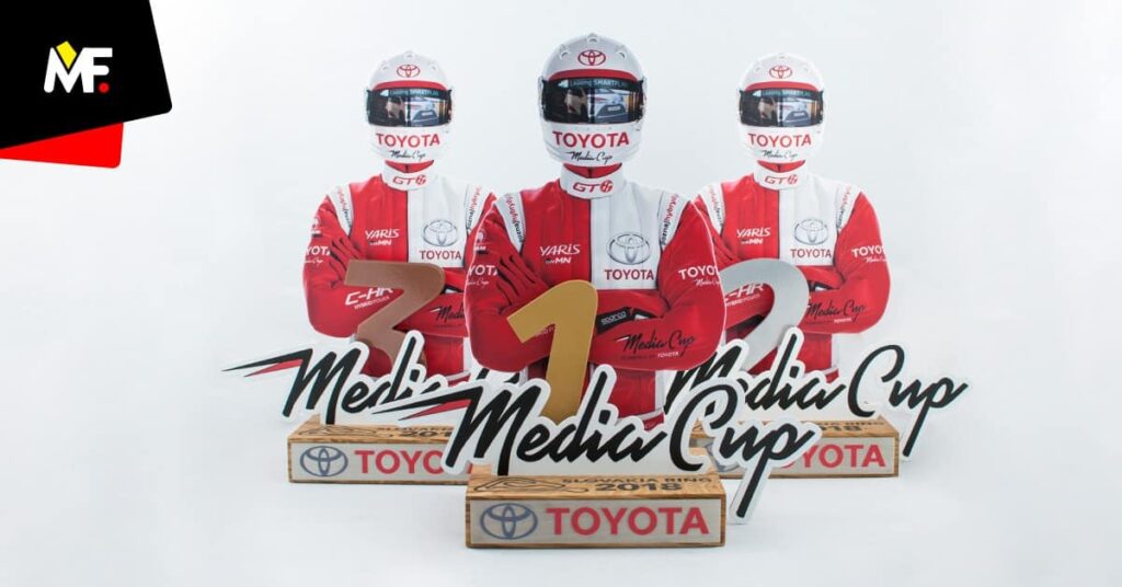 Toyota Media Cup Trophäen
